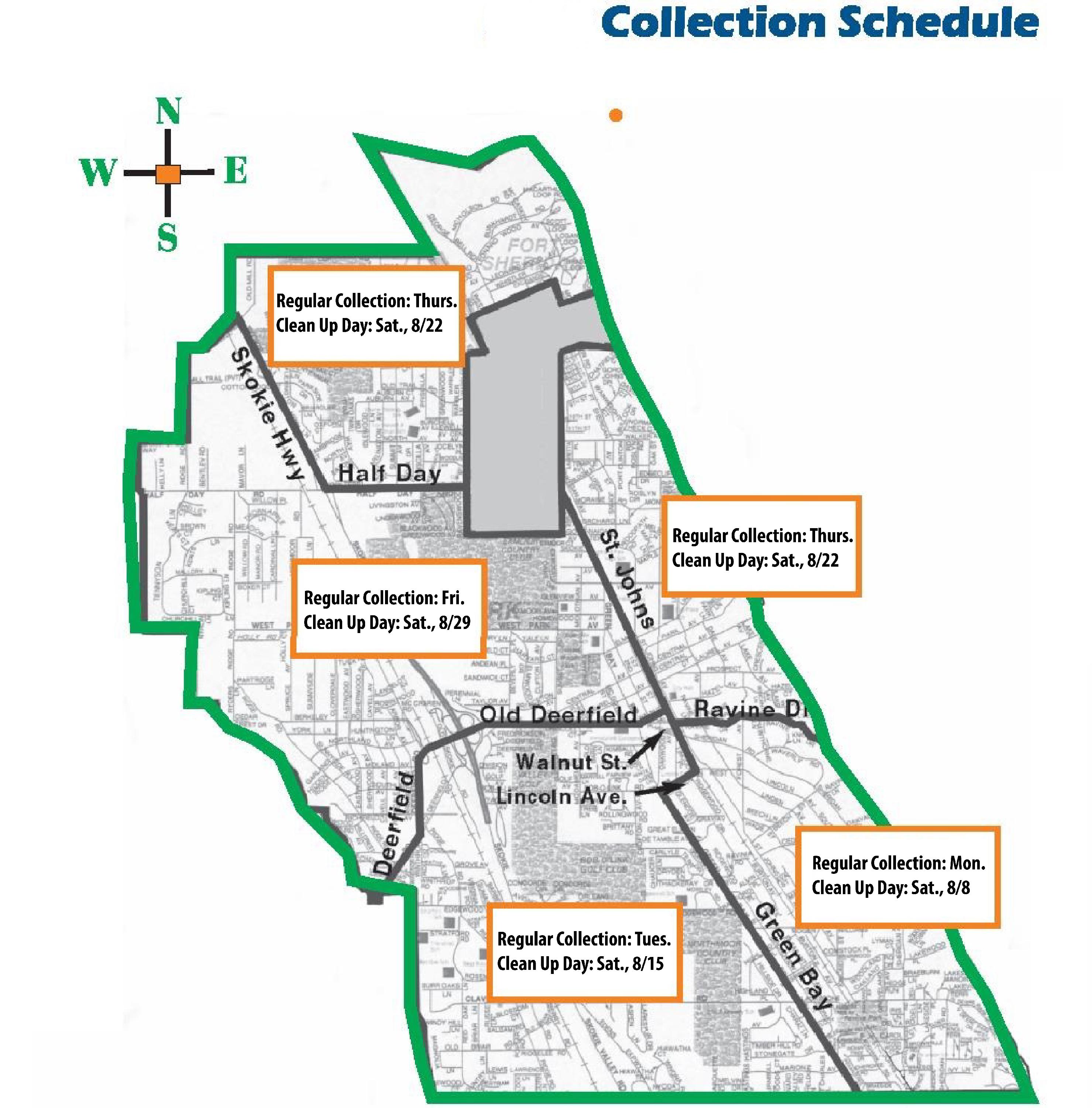 LRS Clean Up Days Collection Schedule